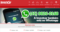 Desktop Screenshot of investcar.com.br